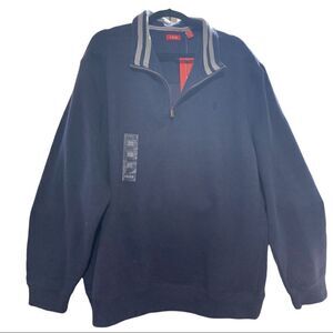 IZOD MIDNIGHT BLUE VARSITY FLEECE  / NWT / XXL